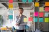 Business planning stock image