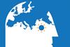 Cross-border mental capacity - person's head with map of europe