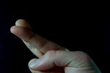 Crossed fingers 