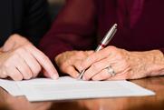 Signing will document with undue influence