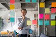 Business planning stock image