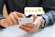 Online reviews stars
