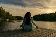 Mental wellbeing stock photo