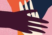 Hands resting on each other