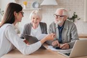 Elderly client