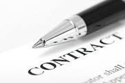 contract with pen