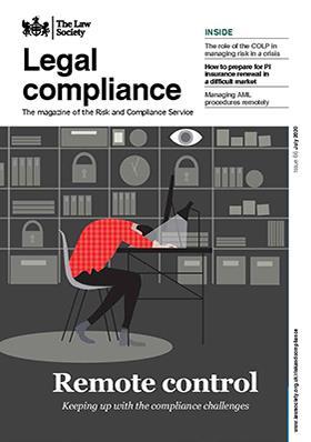 Legal Compliance magazine cover - July 2020