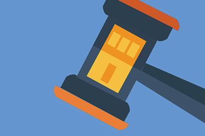 Image of a gavel banging