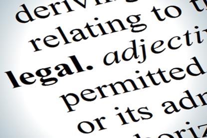 legal meaning stock image