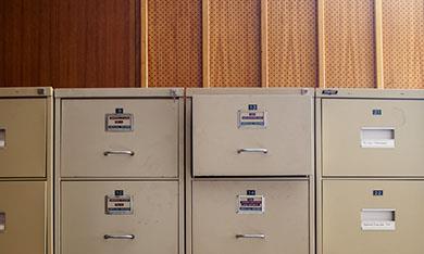 GDPR Mapping data - filing cabinets