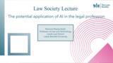 Law Society Lecture