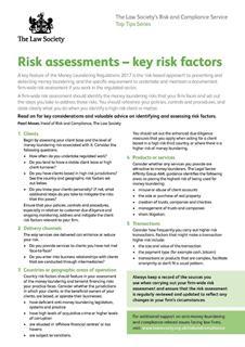 top tips flyer 3 risk assessments