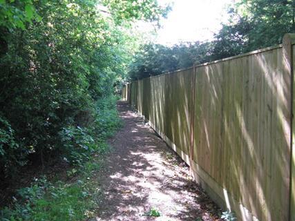 property boundary fence