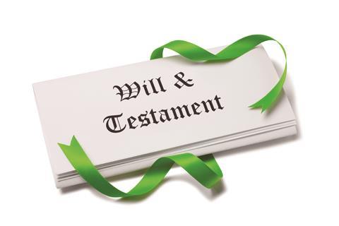 Will and testament image