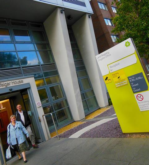 External view of Land Registry HQ Croydon