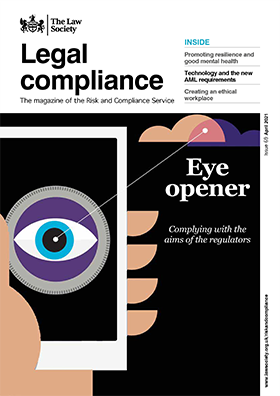 Legal Compliance magazine cover - April 2021