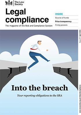 Legal Compliance magazine cover - April 2024