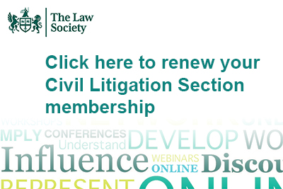 Civil Litigation Section renewals