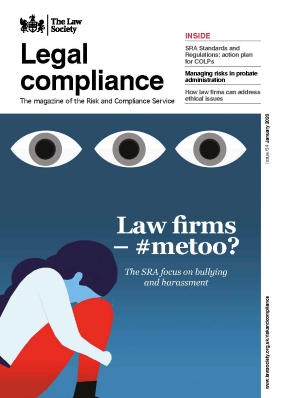 Legal Compliance magazine cover - January 2020