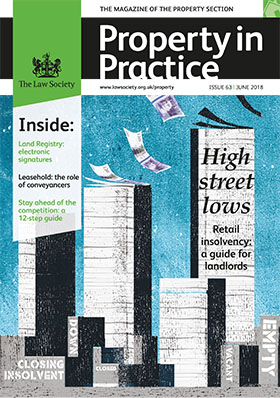 Property in Practice (PIP) June 2018 cover