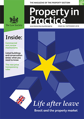 Property in Practice magazine September 2018 cover