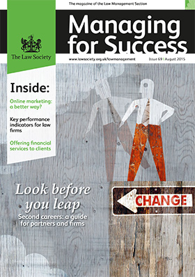 Managing for Success magazine cover - August 2015