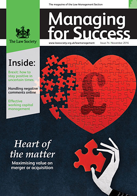 Managing for Success November 2016 cover