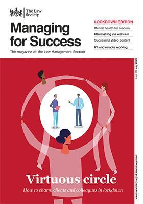 Managing for Success magazine cover - July 2020